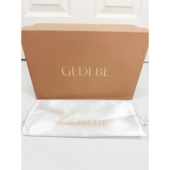 GEDEBE DITA 75 PINK CRYSTAL MULES - Picture 8 of 8